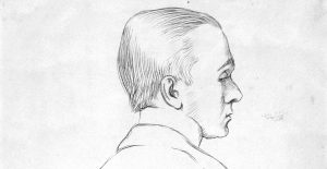 Drawing of Max Beerbohm by William Rothenstein