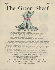 Cover of The Green Sheaf Volume 9